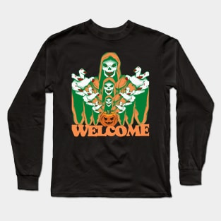 welcome to the hell - halloween 2022 Long Sleeve T-Shirt